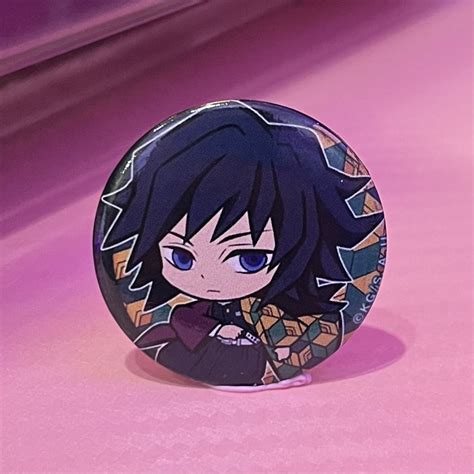 Anime Demon Slayer Badge Pin Nezuko Tanjiro Zenitsu Inosuke Shinobu