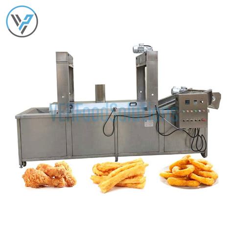 Automatic Continuous Fryer Machine For Frying Spring Roll Meatball