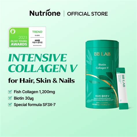 Nutrione Bb Lab Intensive Biotin Collagen V Box Shopee Singapore