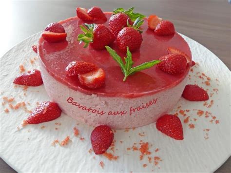 Bavarois Aux Fraises Recette Par Croquant Fondant Gourmand