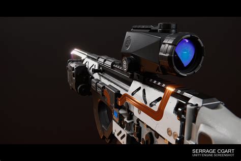 Fps Assault Rifle Sci Fi Weapon Edition D Unity Asset Store