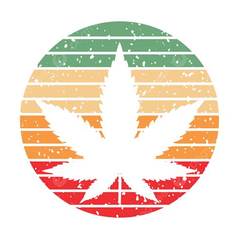 Cannabis T Shirt Vector Hd Png Images Retro Vintage Cannabis Weed T