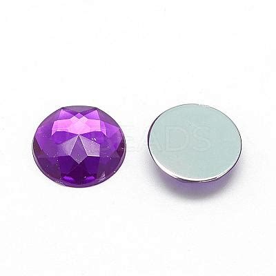 Wholesale Acrylic Rhinestone Flat Back Cabochons KBeads