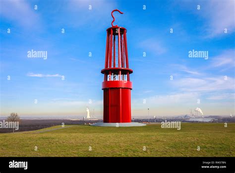 Kunstobjekt Von Otto Piene Auf Der Halde Rheinpreussen Fotos Und