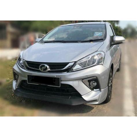 Perodua Myvi 2018 2019 2020 Mugen Bodykit Body Kit Front Side Rear