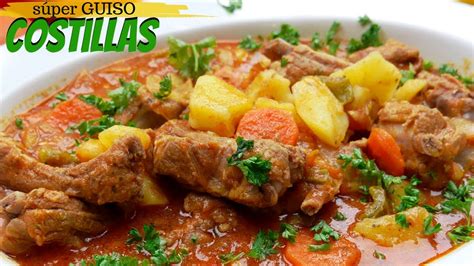 COSTILLAS guisadas con PATATAS un guiso muy fácil con TRUCOS