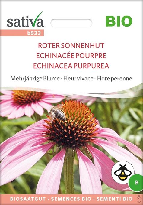 Sativa Bio Mehrj Hrige Blume Sonnenhut Packung Bloomling Sterreich