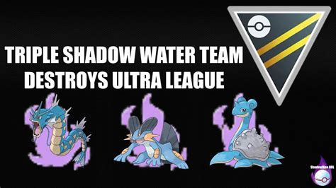 Triple Shadow Water Team Destroys Ultra League Youtube