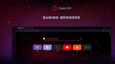 Opera Gx El Primer Navegador Para Gamers