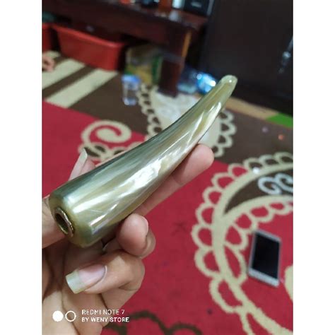 Jual Pipa Once Tanduk Kerbau Bule 12 Cm Shopee Indonesia