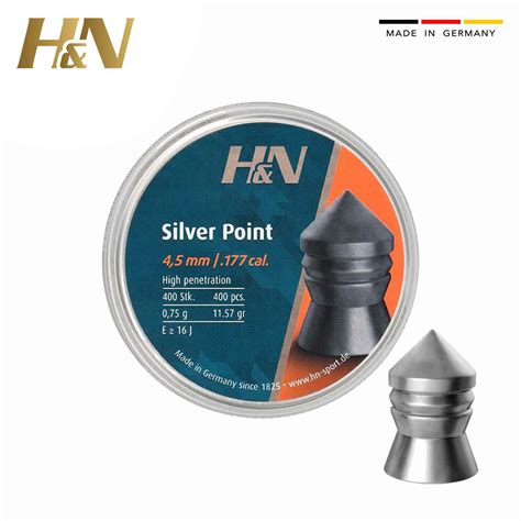 H N Silver Point Diabolo Glatt Mm