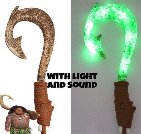 2017 Moana Waialiki Maui Heihei Weapons Light And Sound Fishing Hook