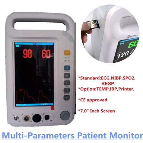 YK 8000A CE Portable Patient Monitor Vital Signs Monitor Approved 7