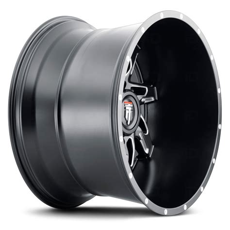 AMERICAN TRUXX AT183 SPYDER Wheels Matte Black With Milled Accents Rims