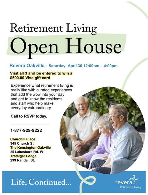 Revera Oakville Retirement Open House Look Local Oakville And