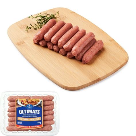 Maple Lodge Farms Ultimate Maple Flavour Chicken Breakfast Sausages Walmart Ca