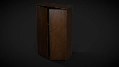 Wooden Cabinet With Doors 3D Model By Shedmon 0ca10f4 Sketchfab