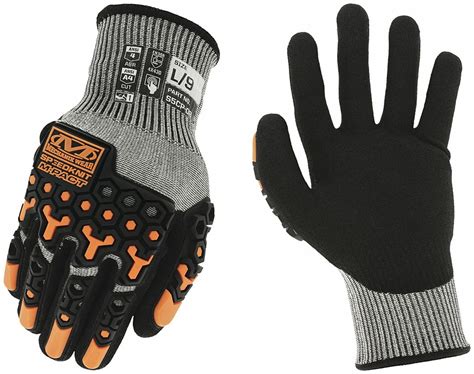 MECHANIX WEAR Knit Gloves S 7 ANSI Cut Level A4 ANSI Impact