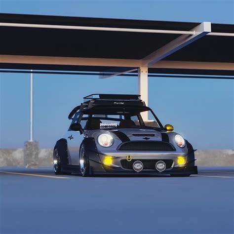 Widebody Mini Cooper S Looks Virtually Ready For Anything When Slammed