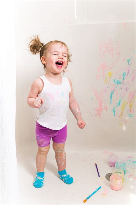 Kid's Bath Paint DIY Activity - Sugar and Soul