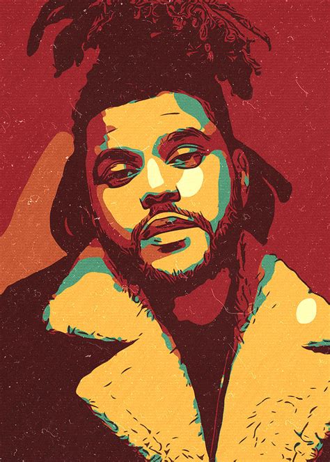 The Weeknd Artwork Painting by New Art