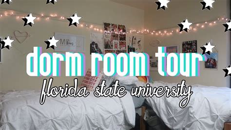 COLLEGE FRESHMAN DORM TOUR Florida State University Reynolds Hall