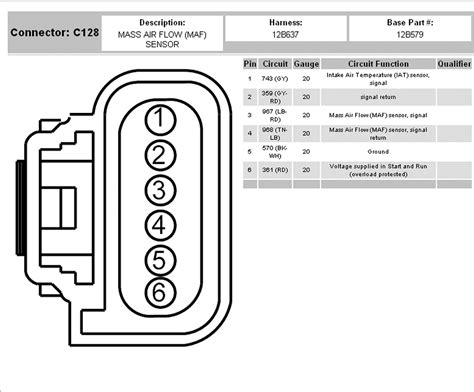 5 Wire Maf Sensor Wiring Diagram 4 Wire Maf Sensor Wiring Diagram