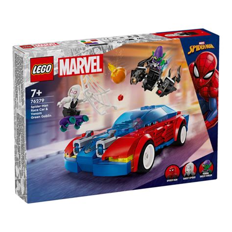 Lego Marvel Super Heroes Spider Man Racing Car And Venomized Green Goblin 76279 Jatek