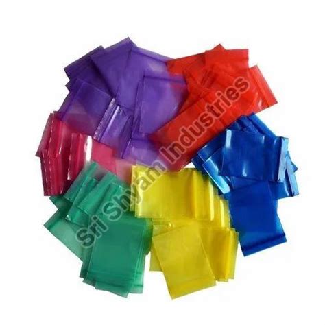 LDPE Plain Colour Zipper Bags For Food Packaging Shopping Technics