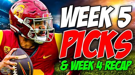 College Football Week 5 Preview And Best Bets Week 4 Recap 2023