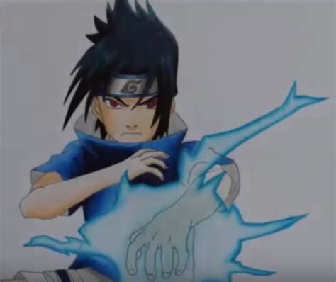 [ Học Vẽ Anime ] - Cách vẽ Sasuke Uchiha trong phim Naruto