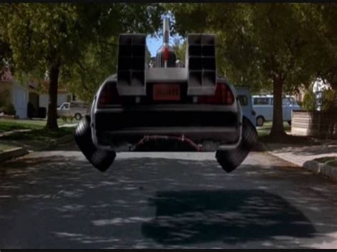 Back To The Future We Dont Need Roads Delorean Time Machine Flying Car Back To The Future