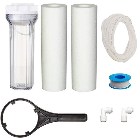 RRPURE RO Service Kit 10 Crystal Glass Clear Transparent Pre Filter