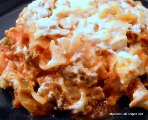 Ground Beef Egg Noodles Casserole Recipe Just A Pinch Recipes