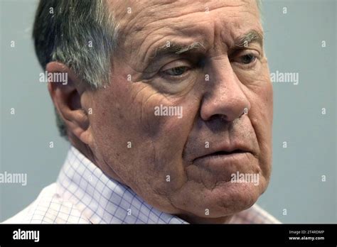 New England Patriots Head Coach Bill Belichick Speaks To Reporters