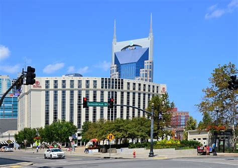 Panorama Of Downtown Nashville The Capital City Of Tennessee Editorial