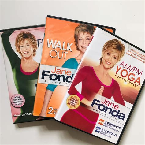 Jane Fonda Workout Dvds Hobbies And Toys Music And Media Music Scores On