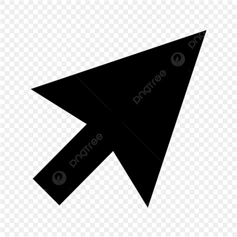 Computer Cursor Silhouette Png Transparent Vector Cursor Icon Cursor