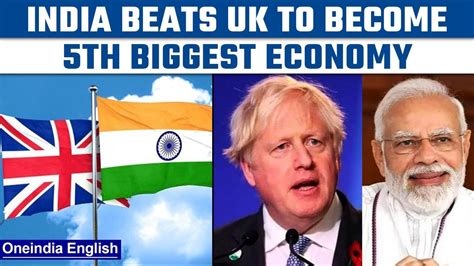 India Overtakes UK To Become 5th Largest Economy Says GDP Figures From