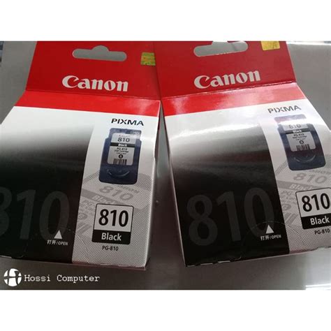 Jual Cartridge Canon 810 Pg 810 Black Hitam Original Baru 100