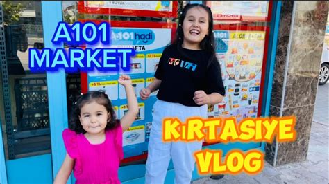 OkULA DÖNÜŞ 2023 KIRTASİYE ALIŞVERİŞ VLOG A101 MARKET OKUL