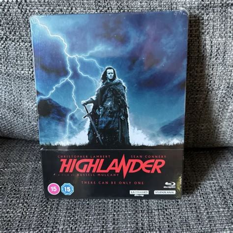 Highlander K Ultra Hd Steelbook With Blu Ray Brand New And Sealed Look