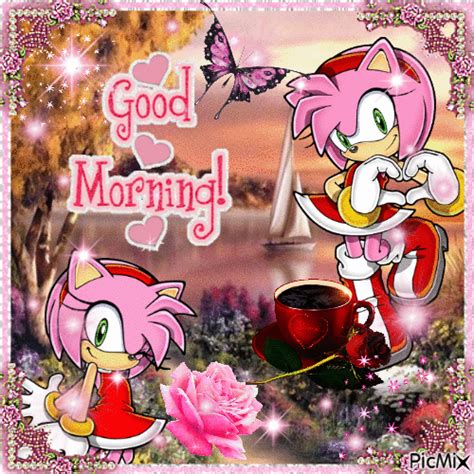 Amyrosegoodmorning Free Animated  Picmix