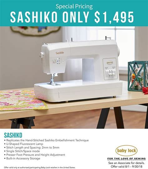 Baby Lock Sashiko Sewing Machine Guide