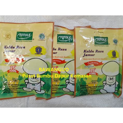 Jual Kaldu Rasa Jamur TOTOLE 80gr Vegan Food Mushroom Bouillon Shopee