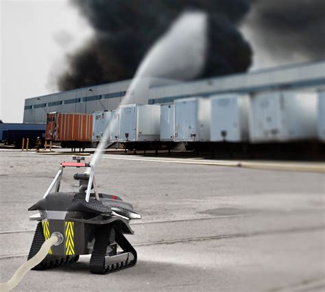 Unmanned Fire Fighting Vehicle By Joel Salomonsson At