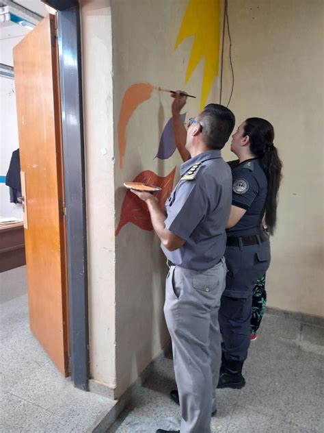 Mural LOQ AXAI Unidad Penitenciaria I Servicio Penitenciario