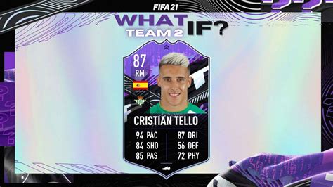 How To Complete Cristian Tello Fifa What If Sbc Dexerto