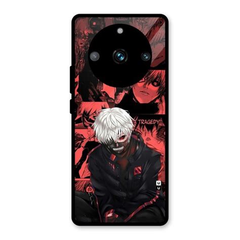 Toukyo Ghoul Kaneki Manga Glass Back Case For Realme 11 Pro Plus