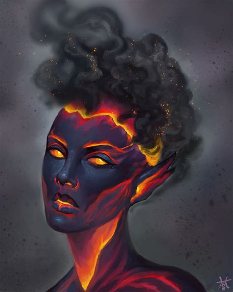 Lava Elemental by Ashlee Blackburn : r/ImaginaryElementals